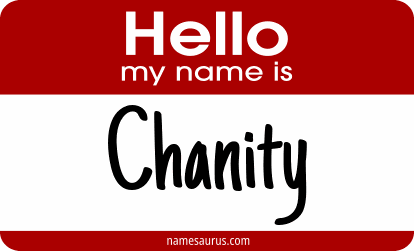 Hello my name is Chanity png download