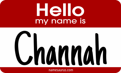 Hello my name is Channah png download