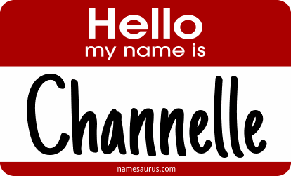 Hello my name is Channelle png download