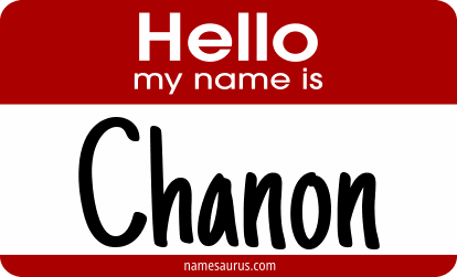 Hello my name is Chanon png download