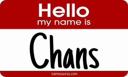 Hello my name is Chans png download