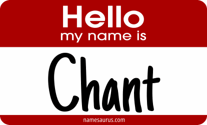 Hello my name is Chant png download