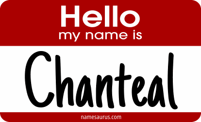 Hello my name is Chanteal png download