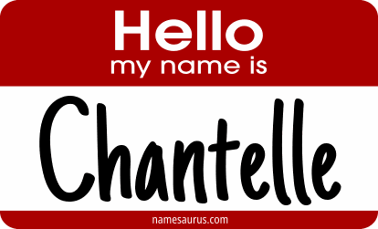 Hello my name is Chantelle png download