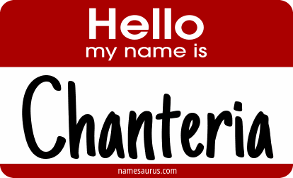 Hello my name is Chanteria png download