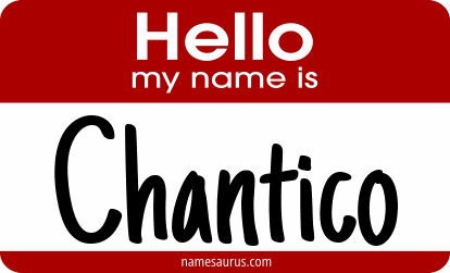 Hello my name is Chantico png download