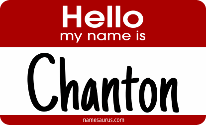 Hello my name is Chanton png download