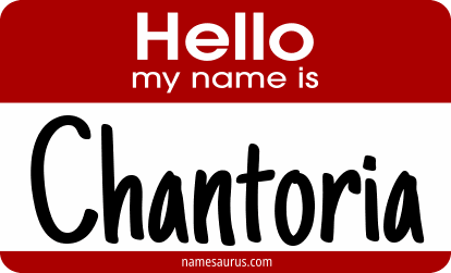 Hello my name is Chantoria png download
