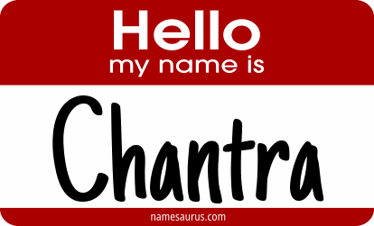 Hello my name is Chantra png download