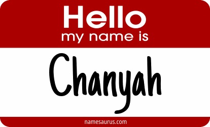 Hello my name is Chanyah png download