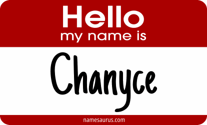 Hello my name is Chanyce png download