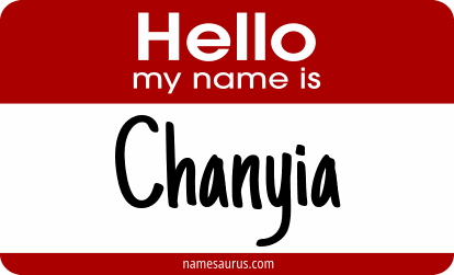 Hello my name is Chanyia png download