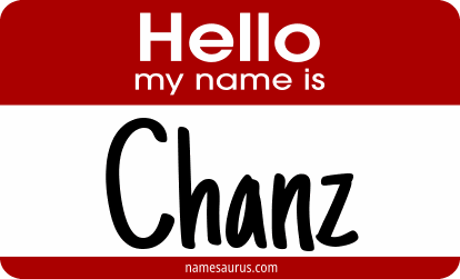 Hello my name is Chanz png download