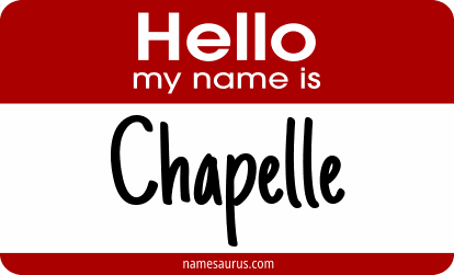 Hello my name is Chapelle png download
