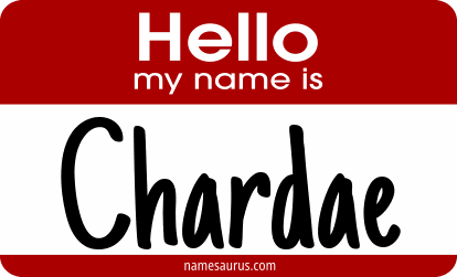 Hello my name is Chardae png download