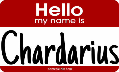 Hello my name is Chardarius png download
