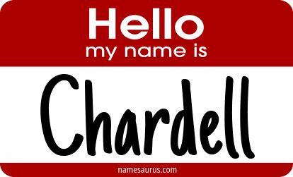 Hello my name is Chardell png download