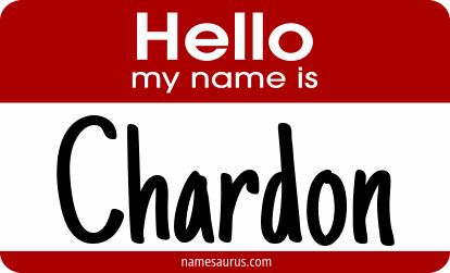 Hello my name is Chardon png download