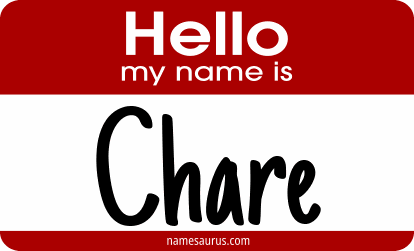 Hello my name is Chare png download