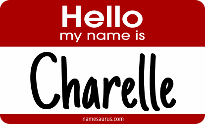 Hello my name is Charelle png download
