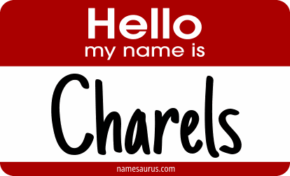 Hello my name is Charels png download