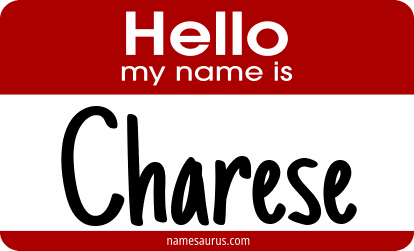Hello my name is Charese png download