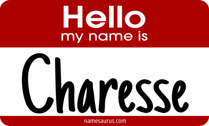 Hello my name is Charesse png download