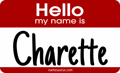 Hello my name is Charette png download