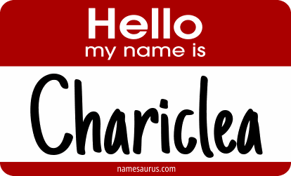Hello my name is Chariclea png download