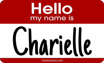 Hello my name is Charielle png download
