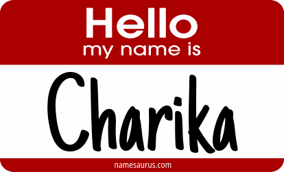 Hello my name is Charika png download