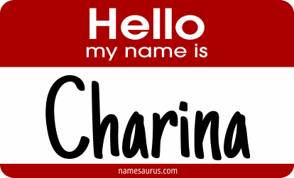 Hello my name is Charina png download