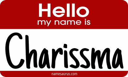 Hello my name is Charissma png download