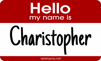 Hello my name is Charistopher png download