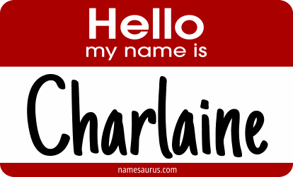 Hello my name is Charlaine png download