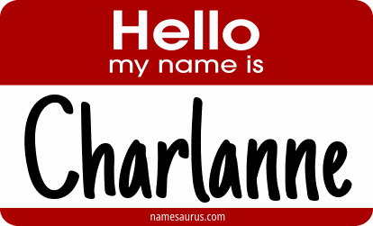 Hello my name is Charlanne png download
