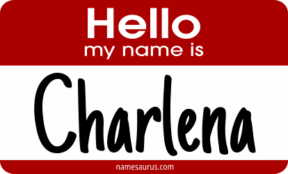 Hello my name is Charlena png download