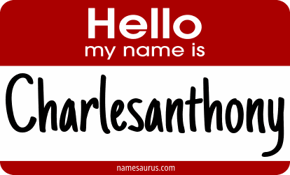 Hello my name is Charlesanthony png download