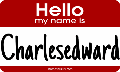 Hello my name is Charlesedward png download