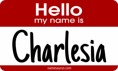 Hello my name is Charlesia png download
