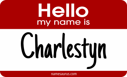 Hello my name is Charlestyn png download