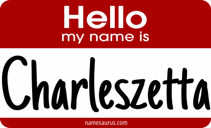 Hello my name is Charleszetta png download