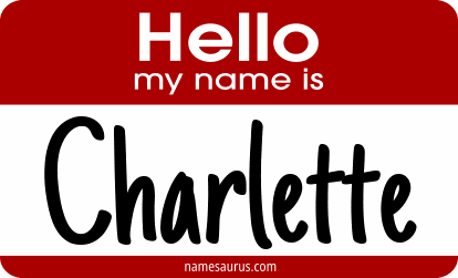 Hello my name is Charlette png download