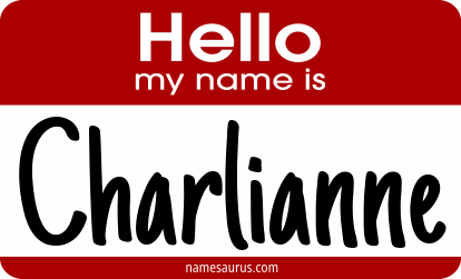 Hello my name is Charlianne png download