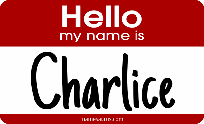 Hello my name is Charlice png download