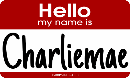 Hello my name is Charliemae png download