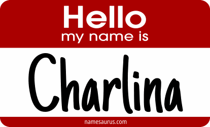 Hello my name is Charlina png download