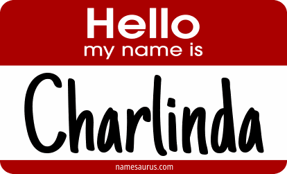 Hello my name is Charlinda png download