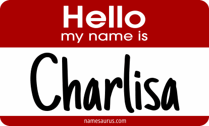 Hello my name is Charlisa png download