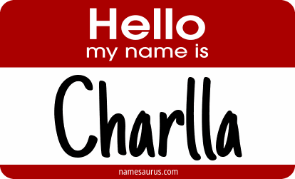 Hello my name is Charlla png download